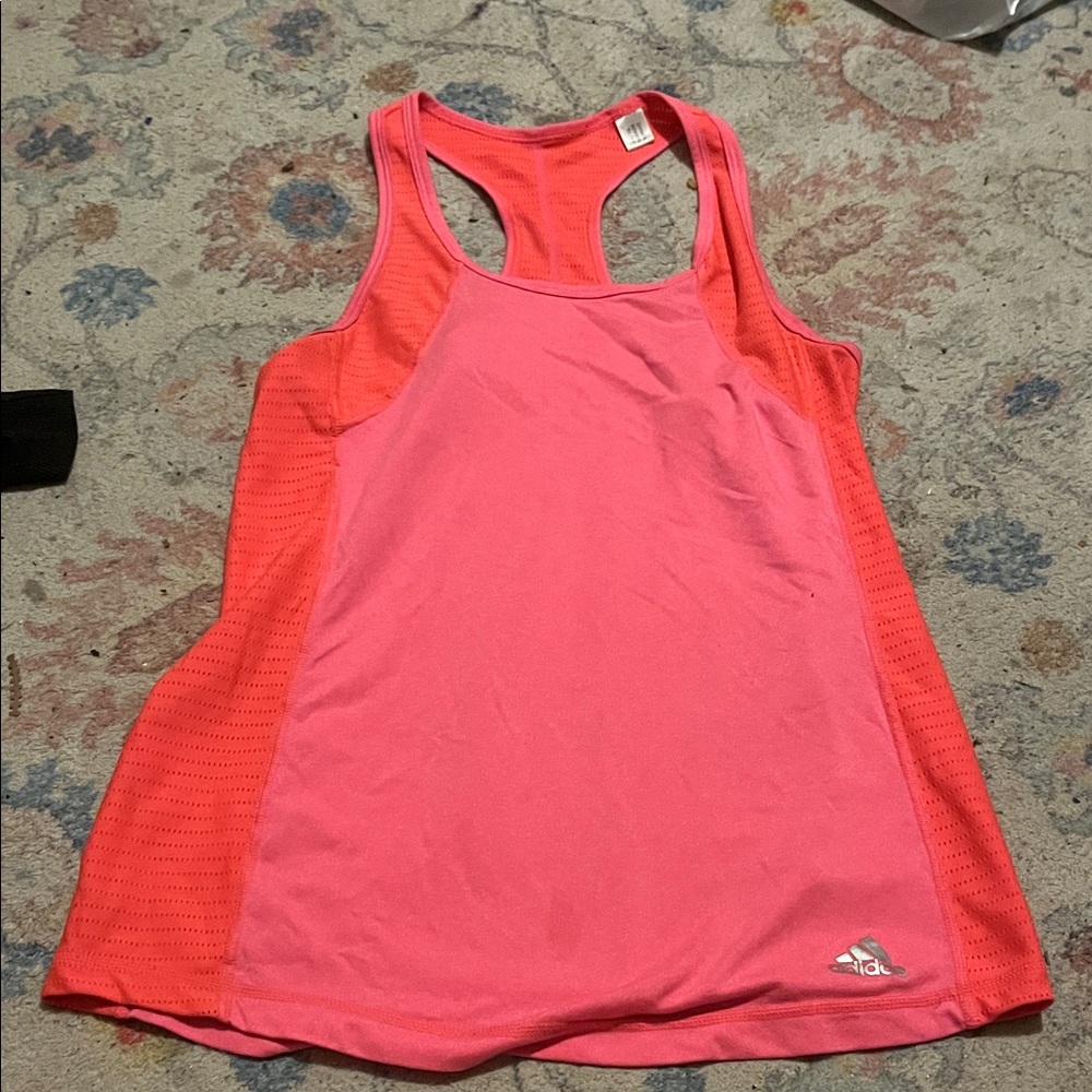 Adidas Women's Coral Racerback Tank Top